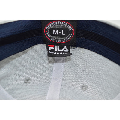Кепка без регулятора (фулка) Classic Fila 55-56, 56-57 см KE F1901-184 Світло-сіра