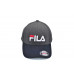 Кепка без регулятора (фулка) Flexfit Fila 56-58 см KE F1901-14 Темно-сіра