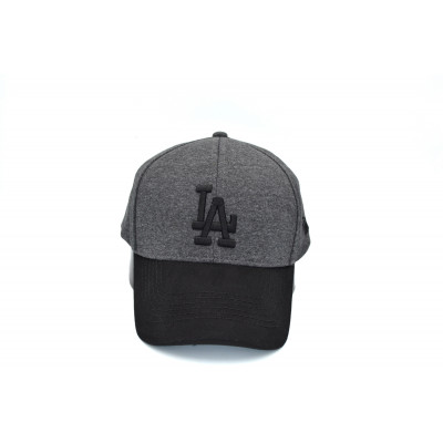 Кепка без регулятора (фулка) Flexfit LA Dodgers 56-58 см KE F1901-24 Темно-сіра