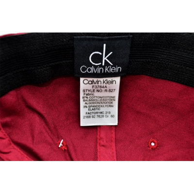 Кепка без регулятора (фулка) Classic Calvin Klein 55-56, 56-57 см KE F1901-155 Бордова