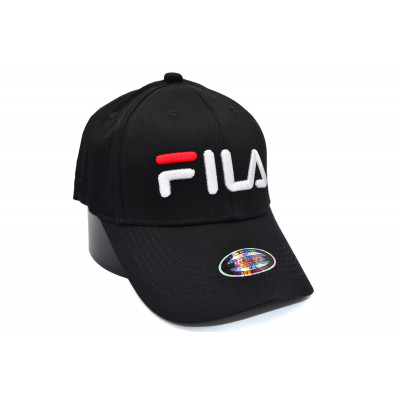 Кепка без регулятора (фулка) Classic Fila 55-56, 56-57 см KE F1901-185 Чорна