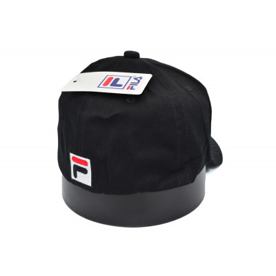 Кепка без регулятора (фулка) Classic Fila 55-56, 56-57 см KE F1901-185 Чорна