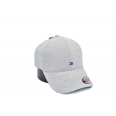 Кепка без регулятора (фулка) Flexfit Tommy Hilfiger 56-58 см KE F1901-5 Світло-сіра