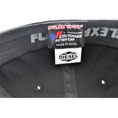 Кепка без регулятора (фулка) Flexfit Diesel 56-58 см KE F1901-76 Чорна