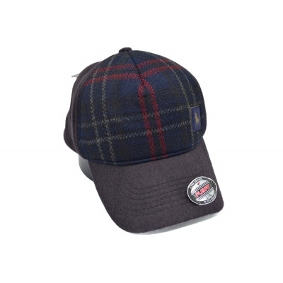 Кепка без регулятора (фулка) Flexfit U.S. Polo Assn. 56-58 см KE F1901-146 Темно-бордова