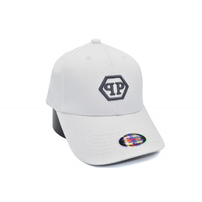Кепка без регулятора (фулка) Classic Philipp Plein 55-56, 56-57 см KE F1901-156 Біла