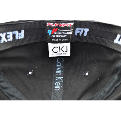Кепка без регулятора (фулка) Flexfit Calvin Klein 56-58 см KE F1901-47 Чорна