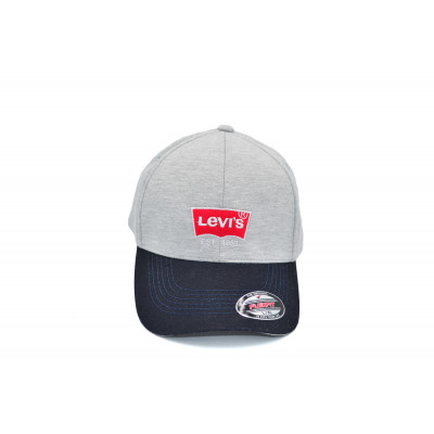 Кепка без регулятора (фулка) Flexfit Levi"s 56-58 см KE F1901-57 Світло-сіра