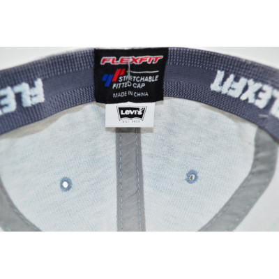 Кепка без регулятора (фулка) Flexfit Levi"s 56-58 см KE F1901-57 Світло-сіра