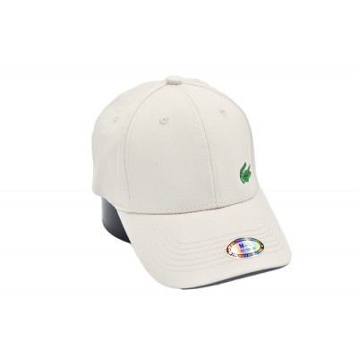 Кепка без регулятора (фулка) Classic Lacoste 57-59 см KE F1901-97 Бежевий