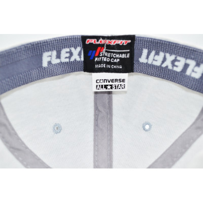 Кепка без регулятора (фулка) Flexfit Converse All Star 56-58 см KE F1901-7 Світло-сіра