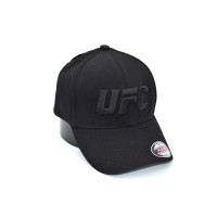 Кепка без регулятора (фулка) Flexfit UFC 56-58 см KE F1901-137 Чорна