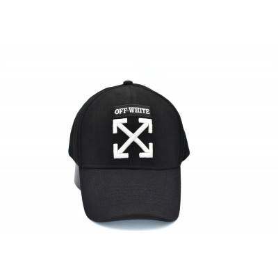 Кепка без регулятора (фулка) Flexfit Off-White 56-58 см KE F1901-17 Чорна