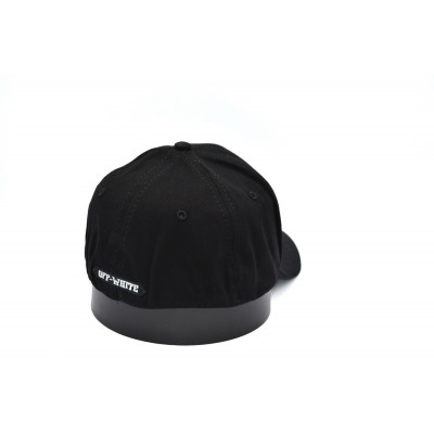 Кепка без регулятора (фулка) Flexfit Off-White 56-58 см KE F1901-17 Чорна