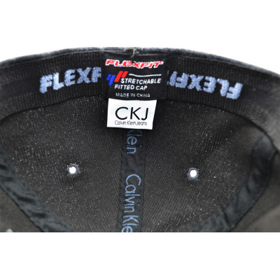 Кепка без регулятора (фулка) Flexfit Calvin Klein 56-58 см KE F1901-48 Темно-сіра