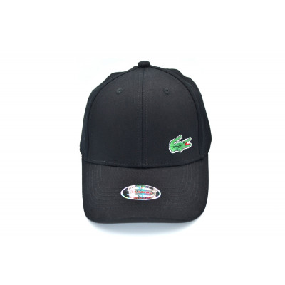 Кепка без регулятора (фулка) Classic Lacoste 57-59 см KE F1901-98 Чорна