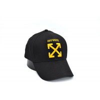Кепка без регулятора (фулка) Flexfit Off-White 56-58 см KE F1901-18 Чорна