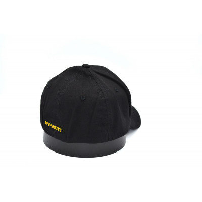 Кепка без регулятора (фулка) Flexfit Off-White 56-58 см KE F1901-18 Чорна