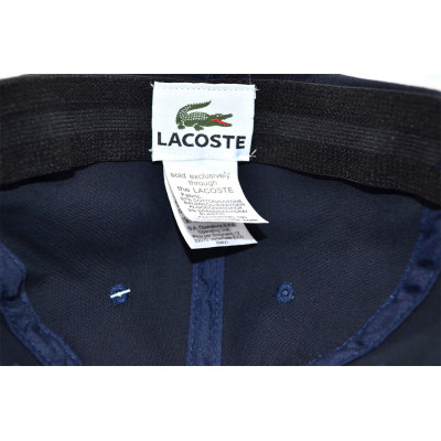 Кепка без регулятора (фулка) Classic Lacoste 57-59 см KE F1901-99 Темно-синя