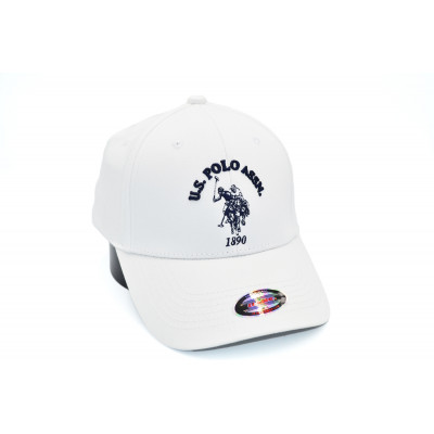 Кепка без регулятора (фулка) Classic U.S. Polo Assn. 57-59 см KE F1901-89 Біла