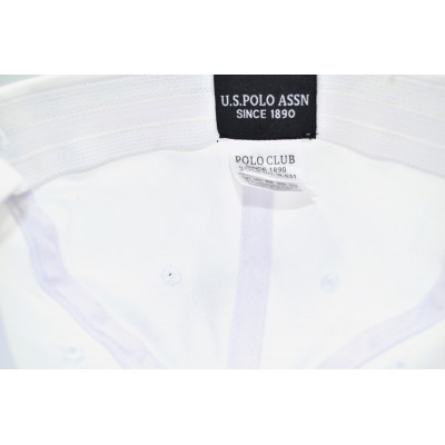 Кепка без регулятора (фулка) Classic U.S. Polo Assn. 57-59 см KE F1901-89 Біла