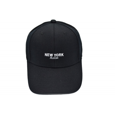 Кепка без регулятора (фулка) NB16 New York Active 55-57 см KE F2001-9 Чорна