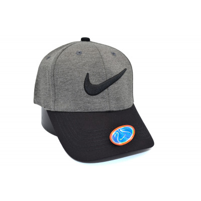 Кепка без регулятора (фулка) Classic Nike 55-56, 56-57, 57-58, 58-59 см KE F1901-149 Темно-сіра