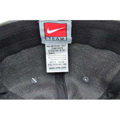 Кепка без регулятора (фулка) Classic Nike 55-56, 56-57, 57-58, 58-59 см KE F1901-149 Темно-сіра