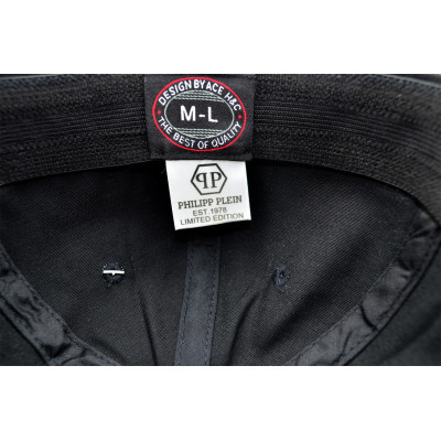 Кепка без регулятора (фулка) Classic Philipp Plein 55-56, 56-57 см KE F1901-159 Чорна