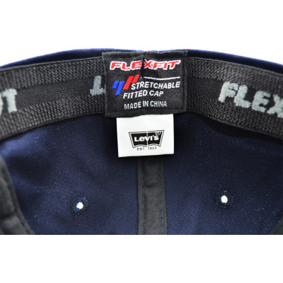 Кепка без регулятора (фулка) Flexfit Levi"s 56-58 см KE F1901-9 Темно-синя