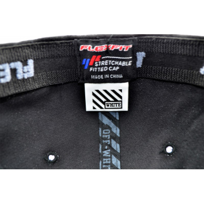Кепка без регулятора (фулка) Flexfit Off-White 56-58 см KE F1901-19 Чорна