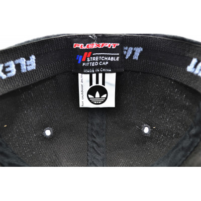 Кепка без регулятора (фулка) Flexfit Adidas 56-58 см KE F1901-50 Темно-сіра