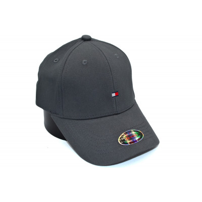 Кепка без регулятора (фулка) Classic Tommy Hilfiger 55-57, 56-58 см KE F1901-70 Сіра