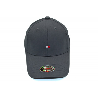 Кепка без регулятора (фулка) Classic Tommy Hilfiger 55-57, 56-58 см KE F1901-70 Сіра