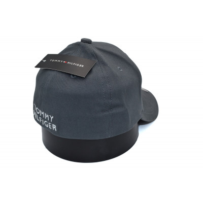 Кепка без регулятора (фулка) Classic Tommy Hilfiger 55-57, 56-58 см KE F1901-70 Сіра