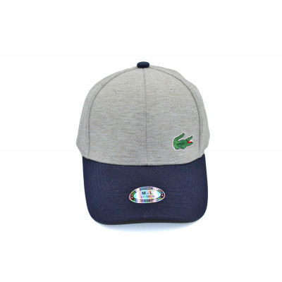 Кепка без регулятора (фулка) Classic Lacoste 57-59 см KE F1901-100 Світло-сіра