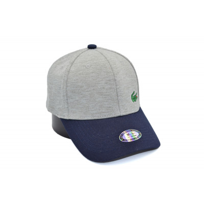 Кепка без регулятора (фулка) Classic Lacoste 57-59 см KE F1901-100 Світло-сіра