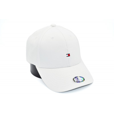 Кепка без регулятора (фулка) Classic Tommy Hilfiger 55-57, 57-59 см KE F1901-110 Біла
