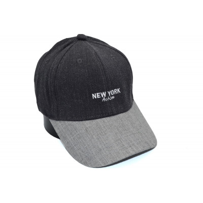 Кепка без регулятора (фулка) NB16 New York Active 55-57 см KE F2001-10 Темно-сіра