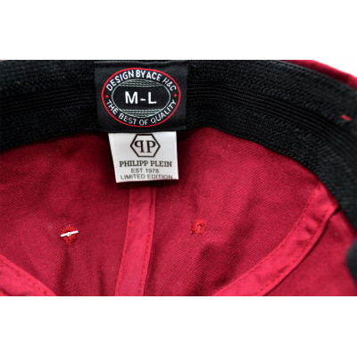 Кепка без регулятора (фулка) Classic Philipp Plein 55-56, 56-57 см KE F1901-160 Бордова
