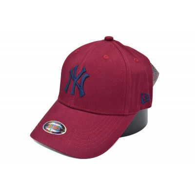 Кепка без регулятора (фулка) Classic New York 56-57 см KE F1901-130 Бордова
