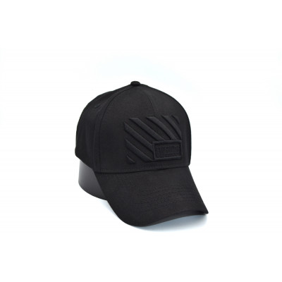Кепка без регулятора (фулка) Flexfit Off-White 56-58 см KE F1901-20 Чорна