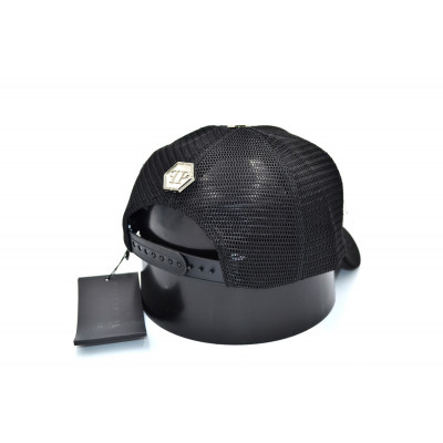 Дитяча кепка trucker Classic Philipp Plein 53-55 см KE T1730-160 Чорна Дитяча кепка trucker Classic Philipp Plein 53-55 см KE T1730-160 Чорна