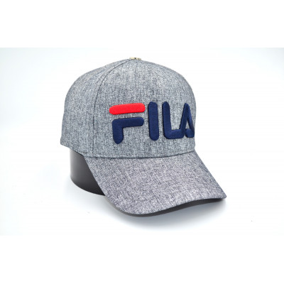 Кепка трекер Classic Fila 56-58 см KE T1730-32 Світло-сіра