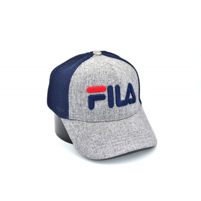 Дитяча бейсболка трекер Classic Fila 53-55 см KE T1730-103 Світло-сіра