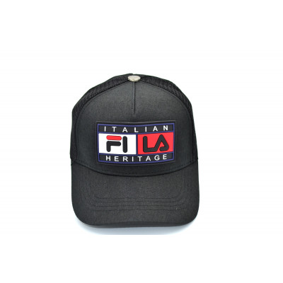 Дитяча бейсболка трекер Classic Fila 53-55 см KE T1730-114 Чорна Дитяча бейсболка трекер Classic Fila 53-55 см KE T1730-114 Чорна