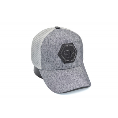 Кепка трекер Classic Philipp Plein 56-58 см KE T1730-5 Світло-сіра