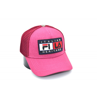 Дитяча бейсболка трекер Classic Fila 53-55 см KE T1730-115 Світло-бордовий