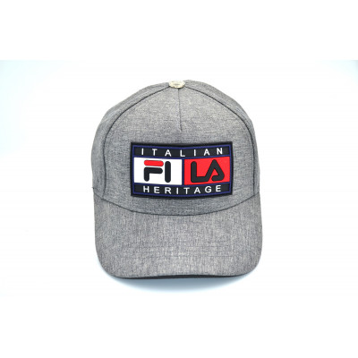 Дитяча бейсболка трекер Classic Fila 53-55 см KE T1730-106 Світло-сіра Дитяча бейсболка трекер Classic Fila 53-55 см KE T1730-106 Світло-сіра