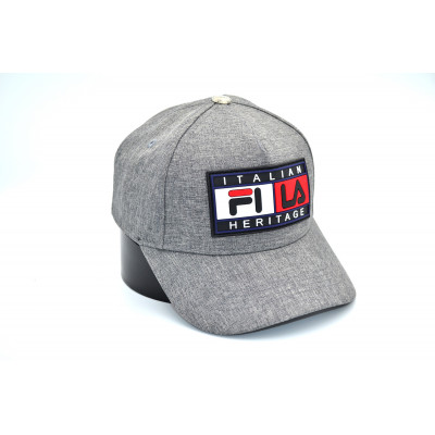 Дитяча бейсболка трекер Classic Fila 53-55 см KE T1730-106 Світло-сіра